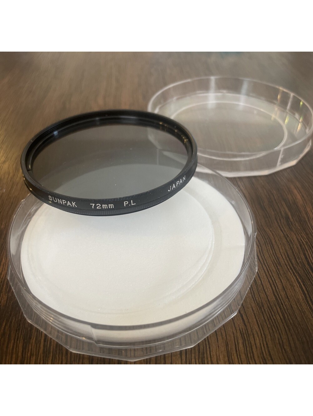 SUNPAK 72 mm P.L Polarizing Camera Lens Filter
